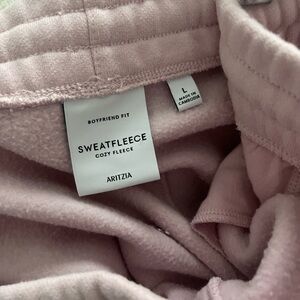 Aritzia Cupid Pink Sweatfleece Cozy Fleece Sweatpants